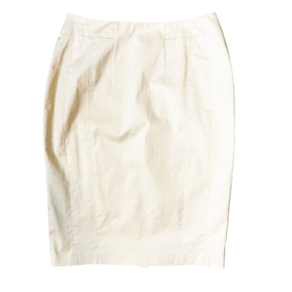 Escada Sport Tan Cotton Blend Pencil Skirt - Size Small - Picture 1 of 5